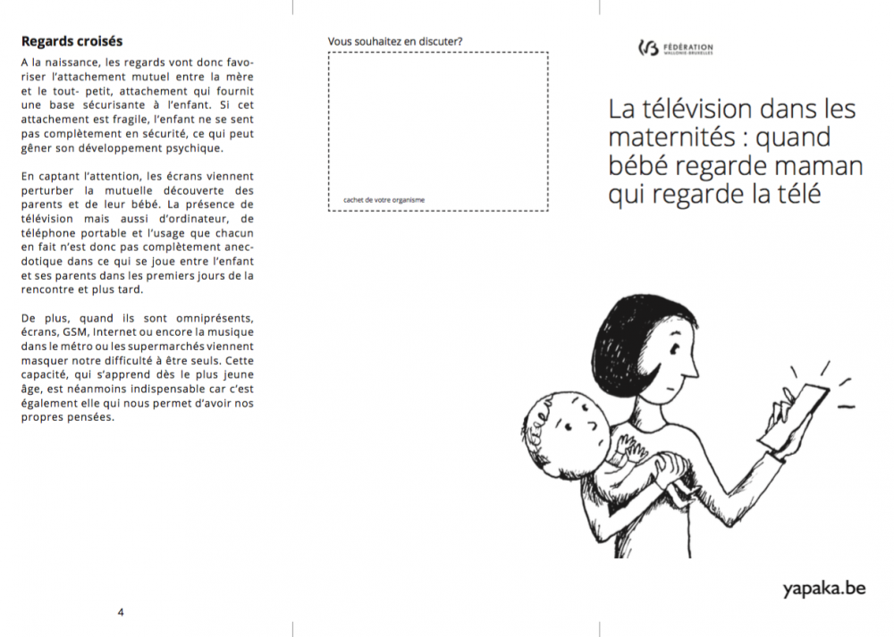 Texte La Television Dans Les Maternites Quand Bebe Regarde Maman Qui Regarde La Tele Yapaka