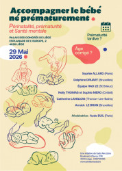 Colloque consacré aux pratiques innovantes pour accompagner les bébés nés prématurément et les nourrissons vulnérables. Cet événement rassemblera experts, professionnels de santé et acteurs de terrain autour d’un objectif commun : partager les avancées scientifiques et les expériences de terrain afin d’améliorer concrètement la prise en charge, le développement et le bien-être de ces enfants et de leurs familles.